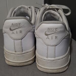Nike Air Force 1 Low 07 Sneakers Women US 7.5 White Leather Shoes AF1 Lace Charm